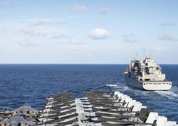 USS Iwo Jima RAS with USNS William McLean