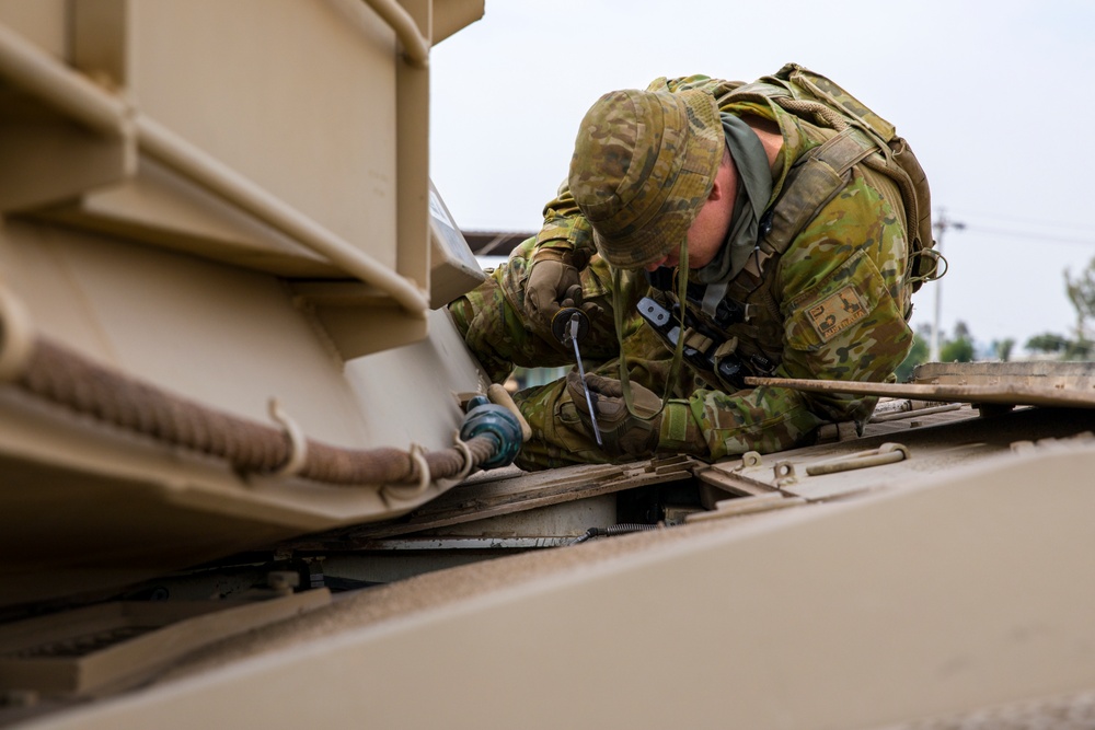 34th Brigade M1A2 Abrams Familiarization