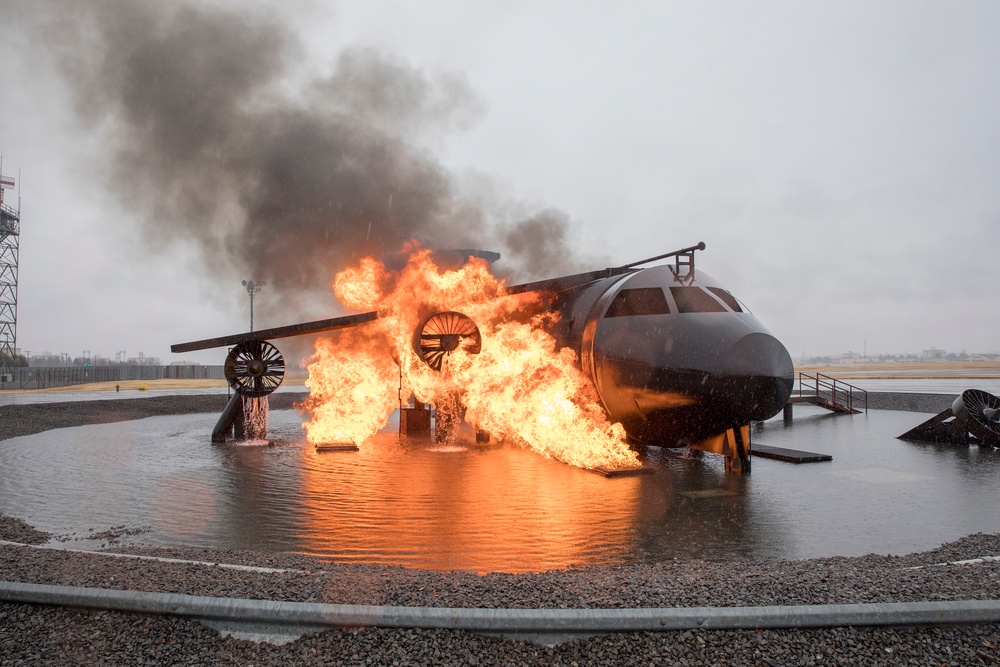 Yokota Airmen conduct simulated aircraft crash