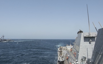 USS Sampson Conducts PASSEX with Egyptian Navy