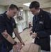 Sailors conduct a tactical combat casulaty combat readines course aboard USNS Mercy