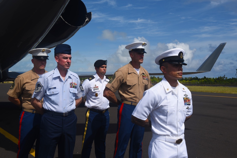 DPAA conducts repatriation ceremony in Tarawa