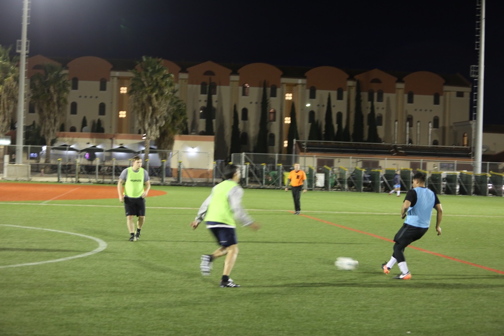 SPMAGTF defeats Spanish in a close soccer game