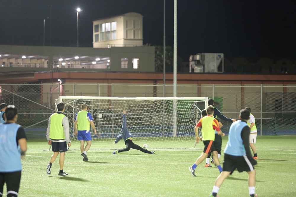 SPMAGTF defeats Spanish in a close soccer game