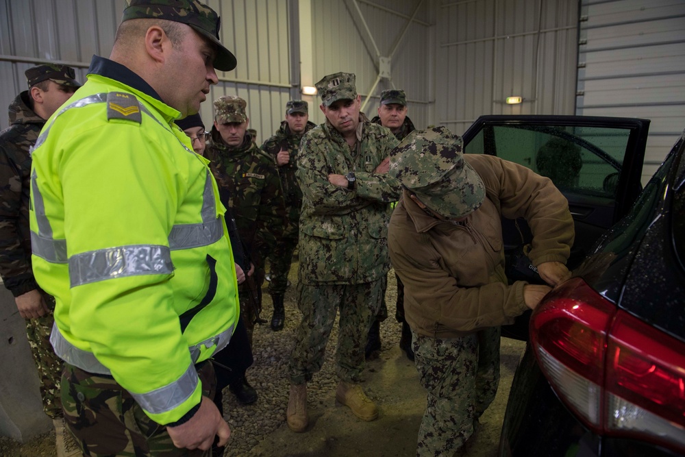 NSF Deveselu Held VBIED Training With Romania Counterparts