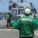 Sailors conduct flight operations aboard USNS Mercy