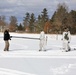 Cold-Weather Operations Course Class 18-06 students build Arctic tents during training at Fort McCoy