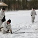 Cold-Weather Operations Course Class 18-06 students build Arctic tents during training at Fort McCoy