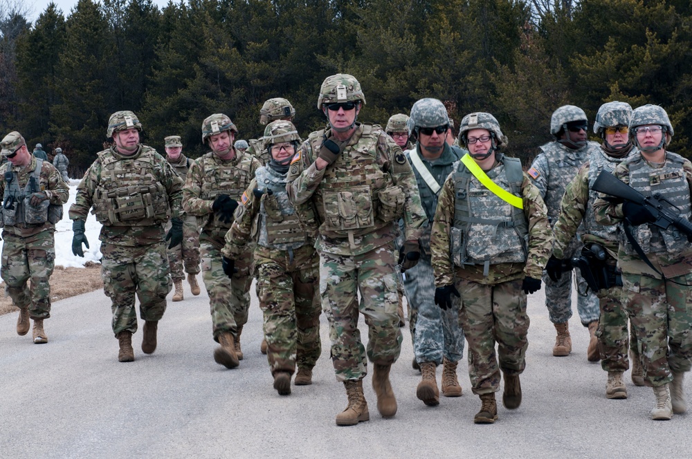 LTG Luckey observes training at Fort McCoy