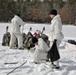 Cold-Weather Operations Course Class 18-06 students build Arctic tents during training at Fort McCoy