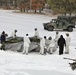 Cold-Weather Operations Course Class 18-06 students build Arctic tents during training at Fort McCoy