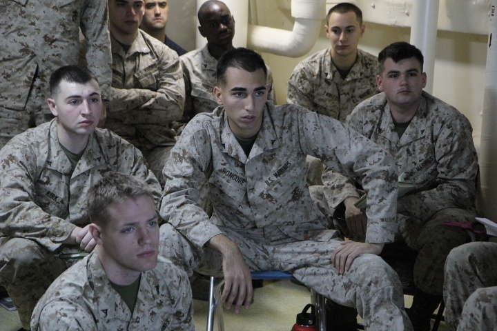 Lance Corporal's Course aboard the USS New York