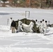 Cold-Weather Operations Course Class 18-04 students build Arctic tents during training at Fort McCoy