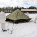 Cold-Weather Operations Course Class 18-06 students build Arctic tents during training at Fort McCoy