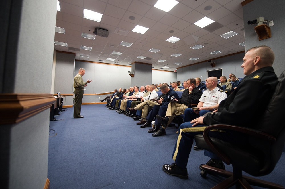 CJCS speaks to Keystone 18-1 class