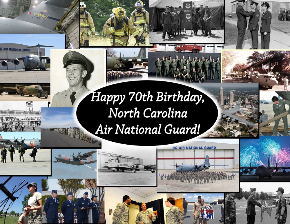 NCANG 70th Birthday Photo Collage