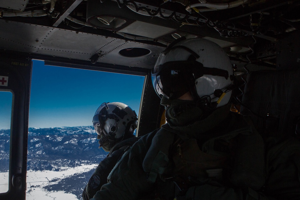 HMLA-269 Flies Over The Rockies