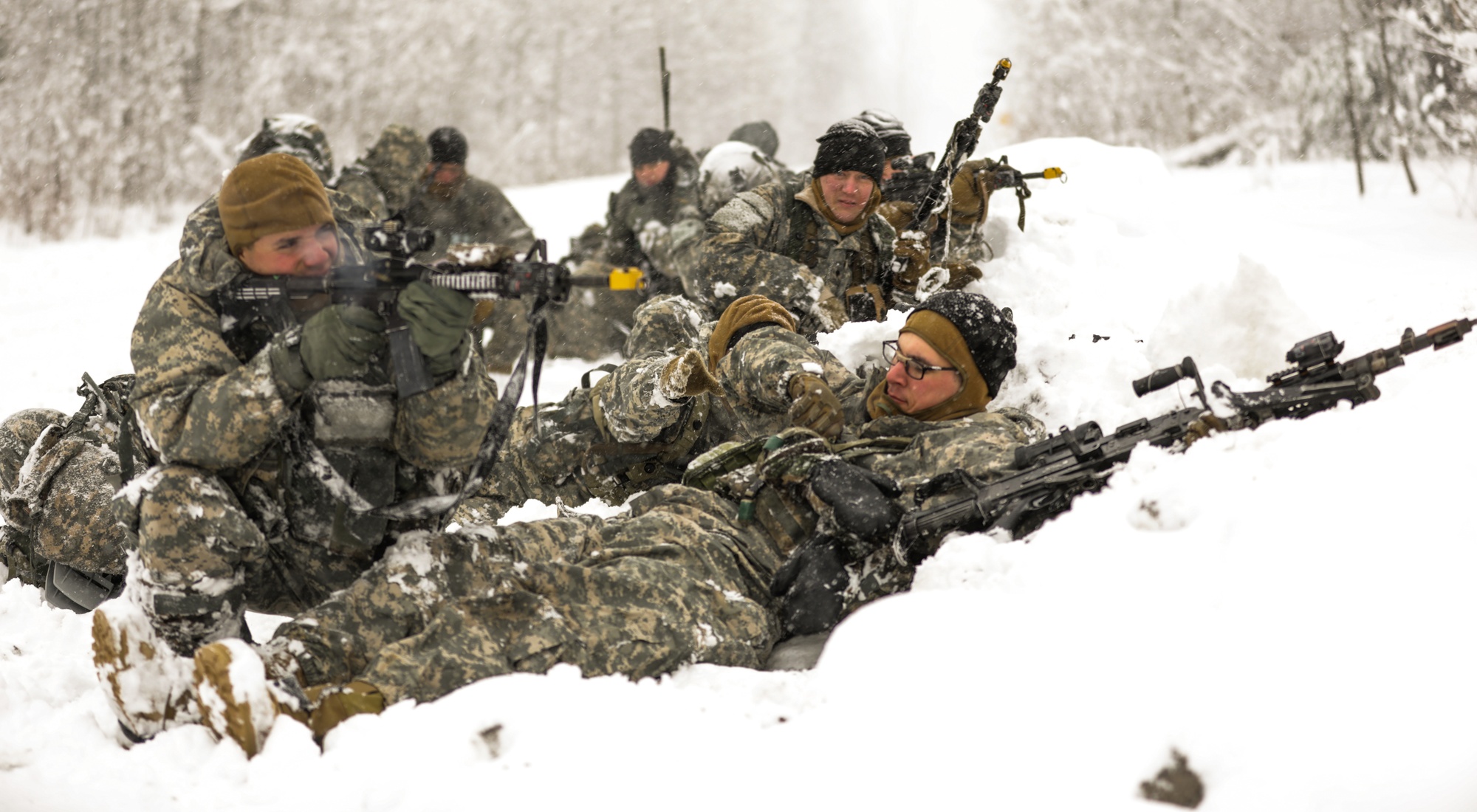 Team 22 represents the 10th Mountain Division during the