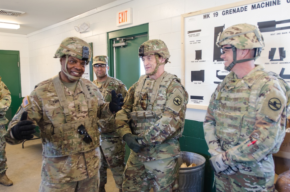 LTG Twitty observes training at OCSII