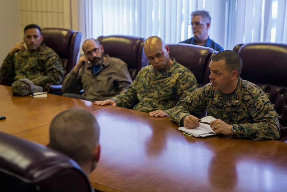 2nd MLG Leadership visits Cold Regions Test Center