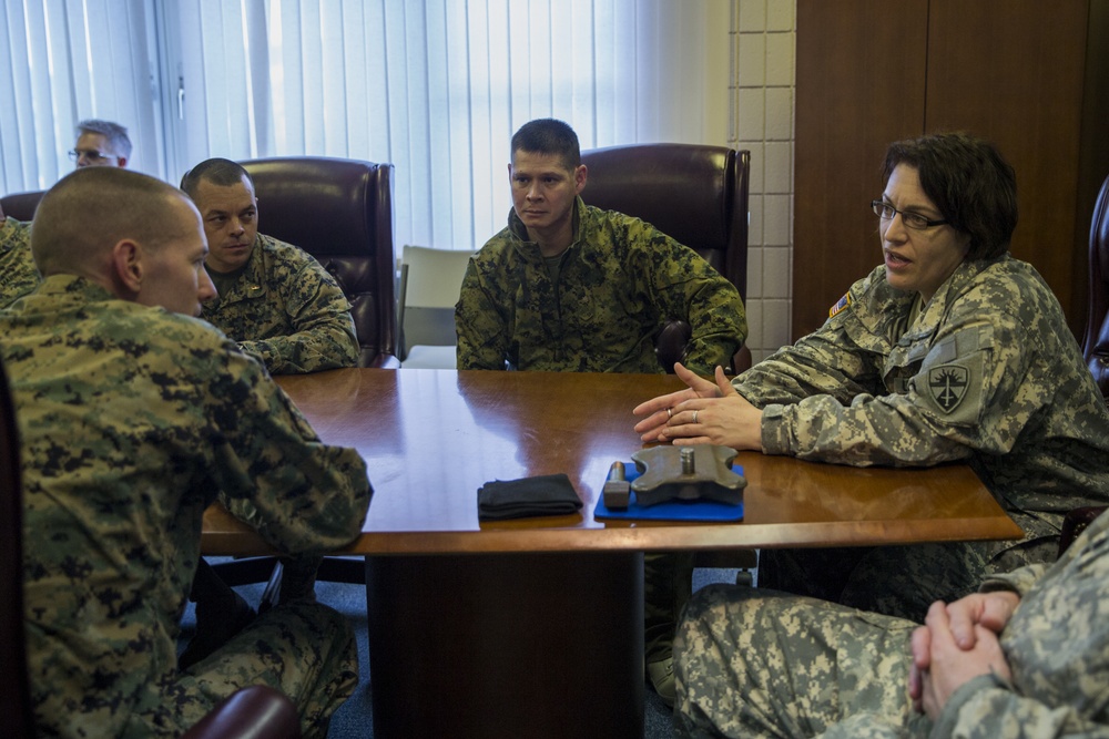 2nd MLG Leadership visits Cold Regions Test Center