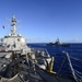 USS Mustin executes ship formation exercise with JS Fuyuzuki during MultiSail 18