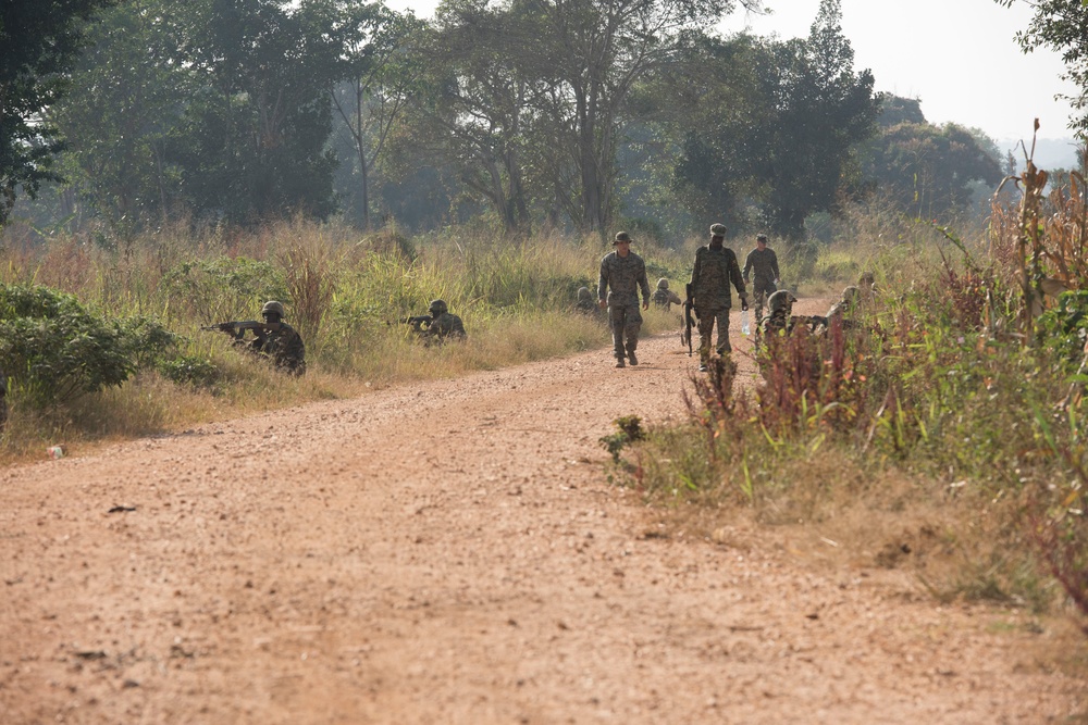 SPMAGTF-CR-AF Marines Train UPDF Soldiers