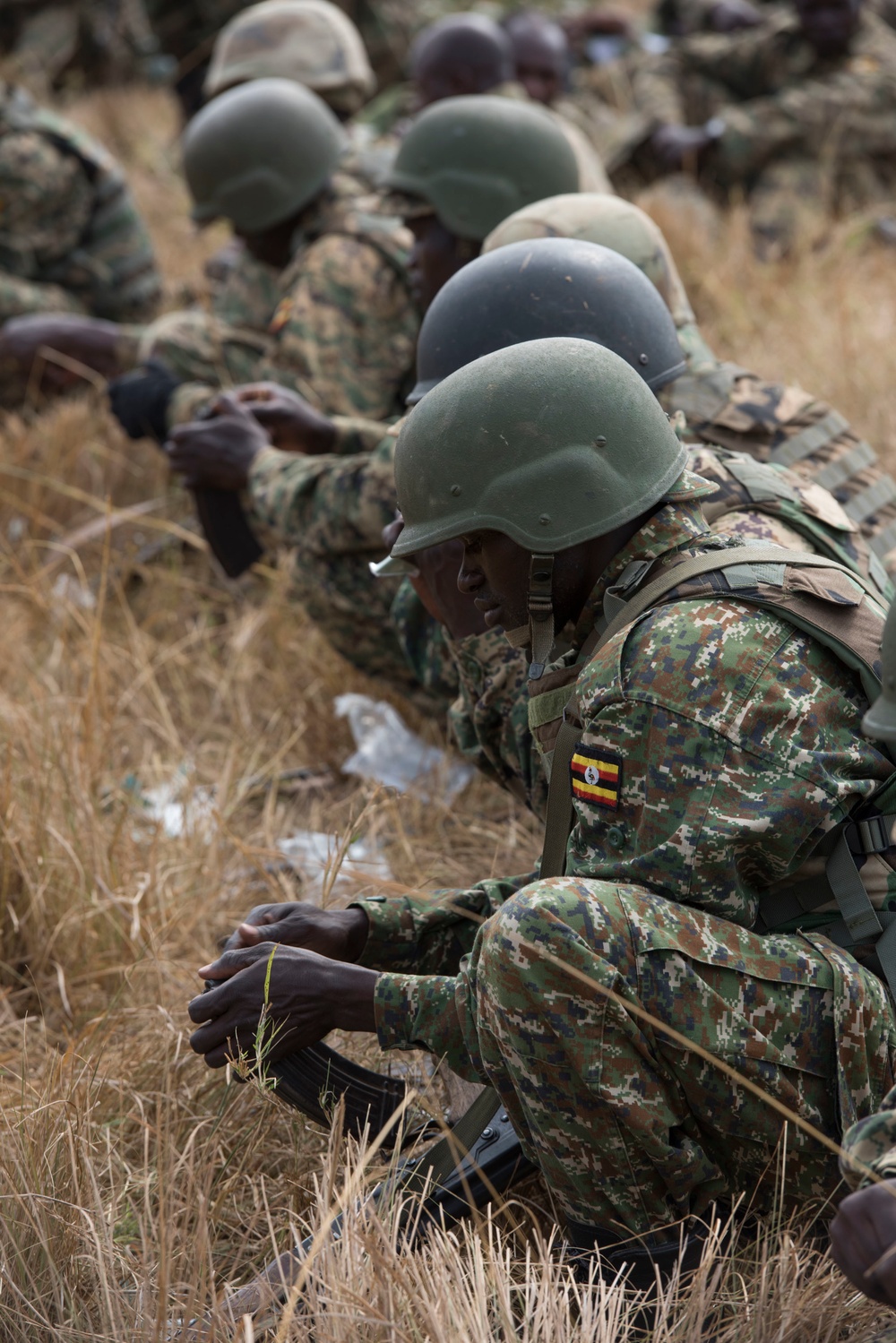 SPMAGTF-CR-AF Marines Train UPDF Soldiers