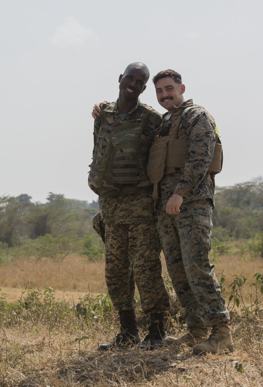 SPMAGTF-CR-AF Marines Train UPDF Soldiers