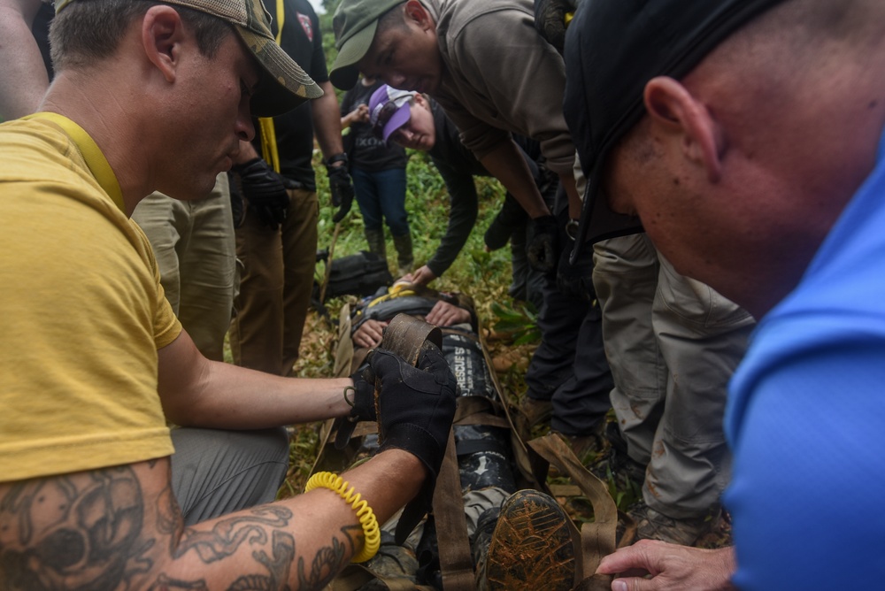 DPAA Recovery Team Conducts MEDEVAC Rehearsal