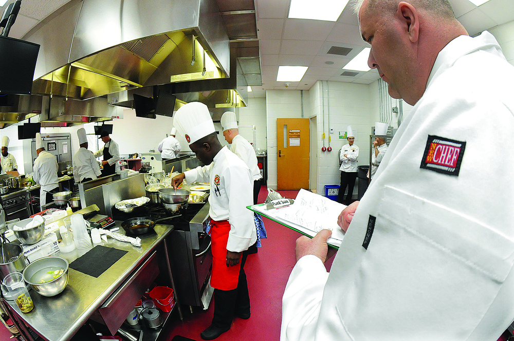 Working together -- culinary school partnership with civilian organization beneficial to military members