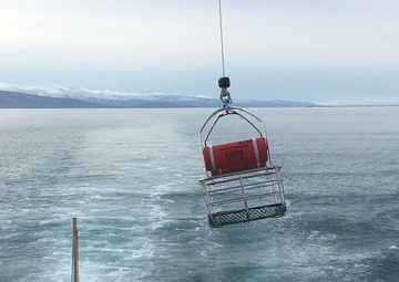 Cutter Naushon conducts helicopter operations