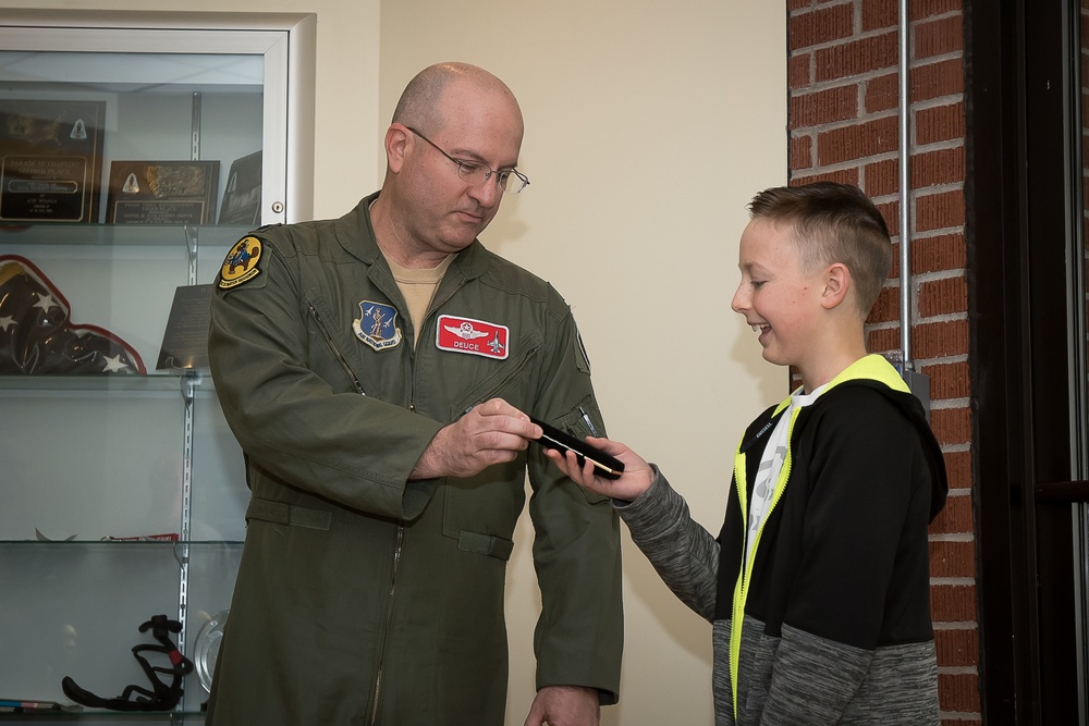 Andrew &quot;Gunner&quot; Jolly is 138th Fighter Wing's Newest Pilot for a Day