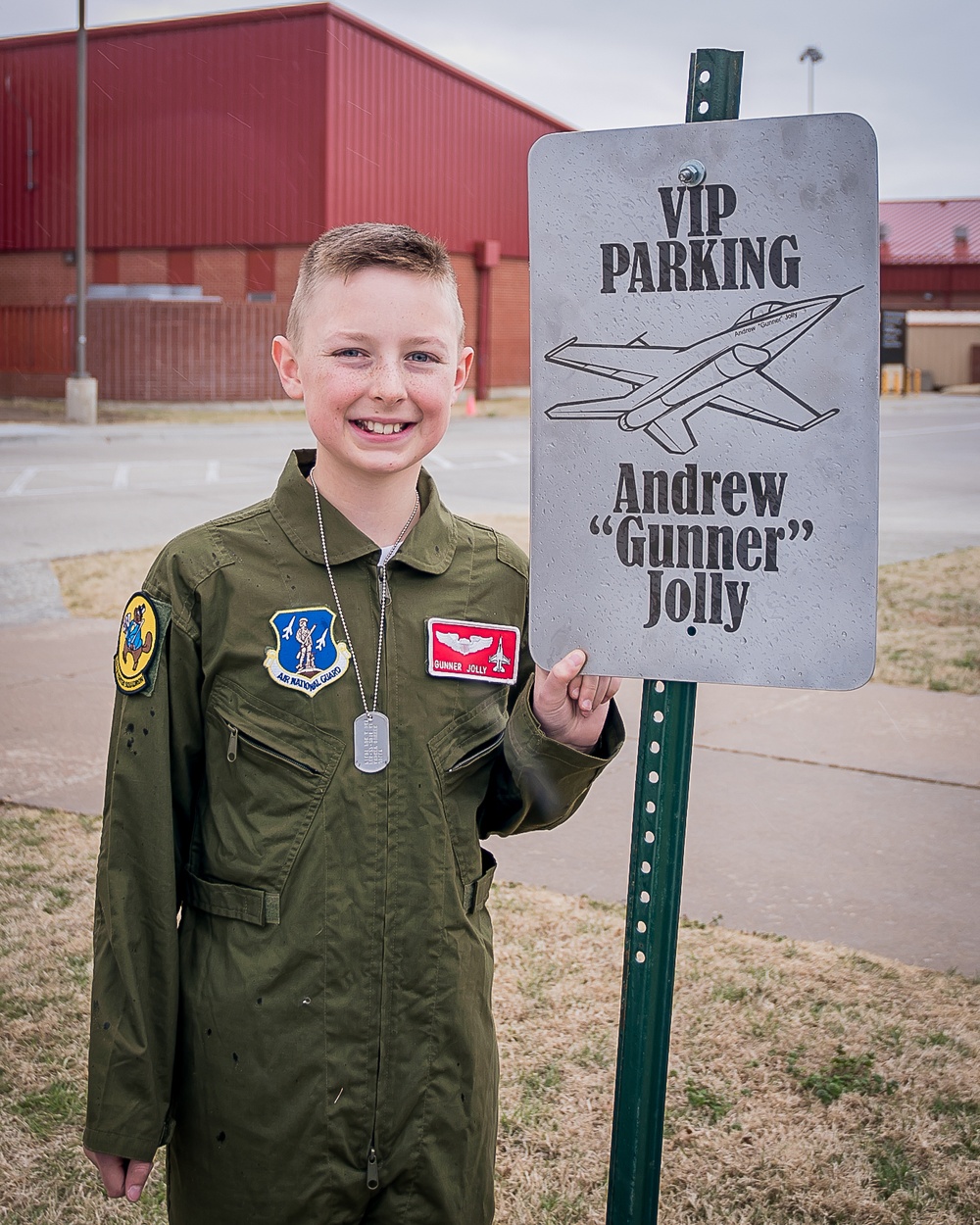 Andrew &quot;Gunner&quot; Jolly is 138th Fighter Wing's Newest Pilot for a Day