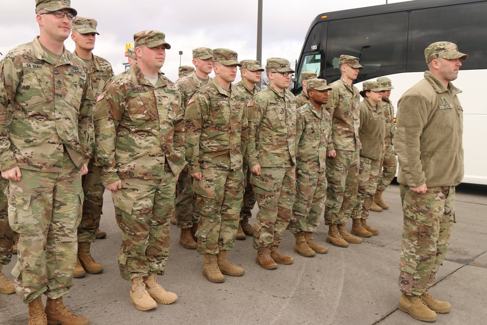 Soldiers with the 97th Military Police Battalion deploy to Kosovo