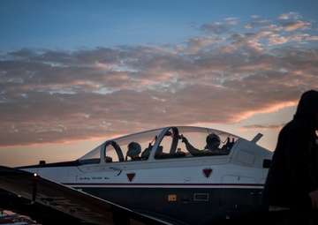 T-6A Texan II taxis to the runway