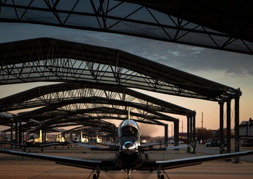 T-6A Texan II on the flightline
