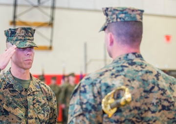 Sgt. Maj. Hebron to Sgt. Maj. Conrad Change of Command