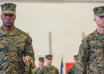 Sgt. Maj. Hebron to Sgt. Maj. Conrad Change of Command