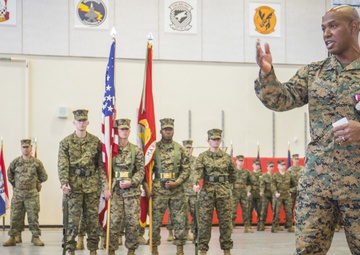 Sgt. Maj. Hebron to Sgt. Maj. Conrad Change of Command