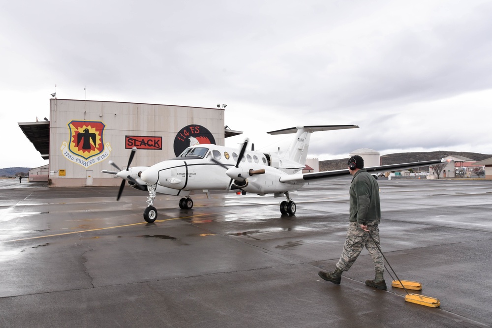 Oregon Governor Kate Brown visits Kingsley Field's 173rd Fighter WIng