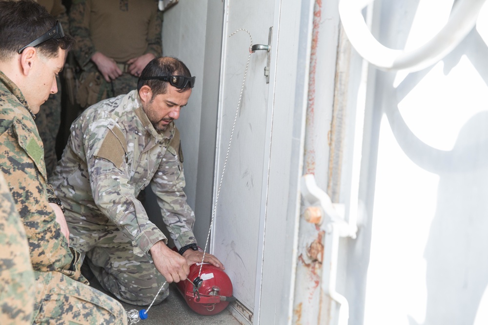 MRF participates in Counter IED training and VBSS drills