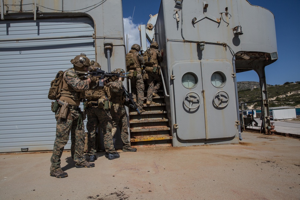 MRF participates in Counter IED training and VBSS drills