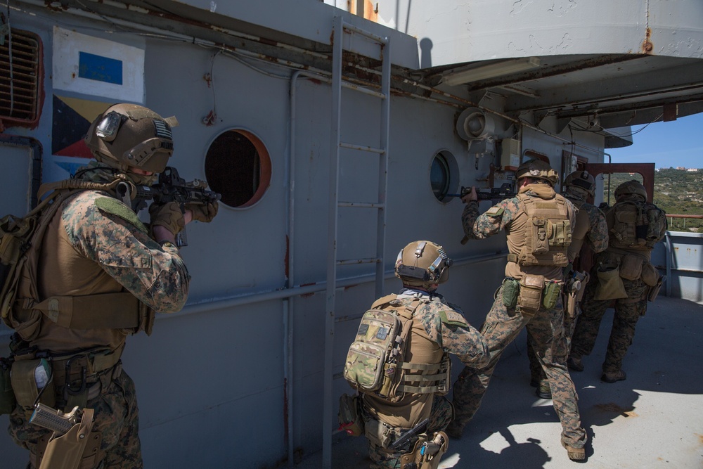 MRF participates in Counter IED training and VBSS drills