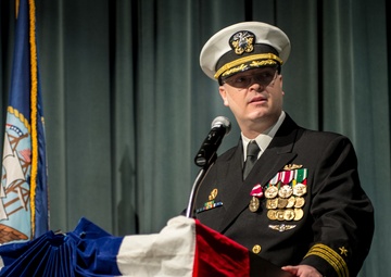 USS Pennsylvania (Gold) change of command