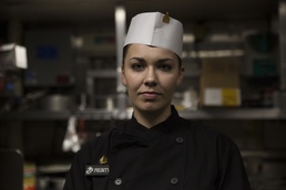 Marine shares passion for baking with everyone aboard the USS Wasp