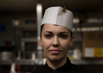 Marine shares passion for baking with everyone aboard the USS Wasp