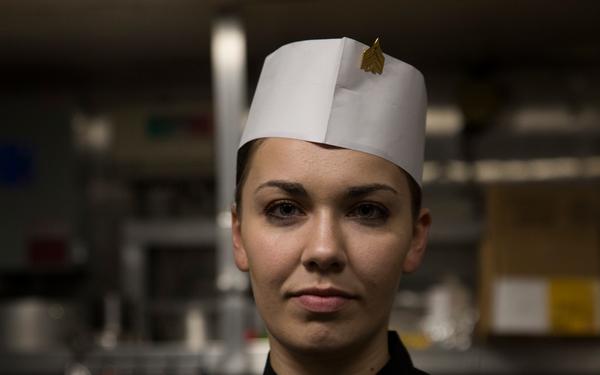 Marine shares passion for baking with everyone aboard the USS Wasp