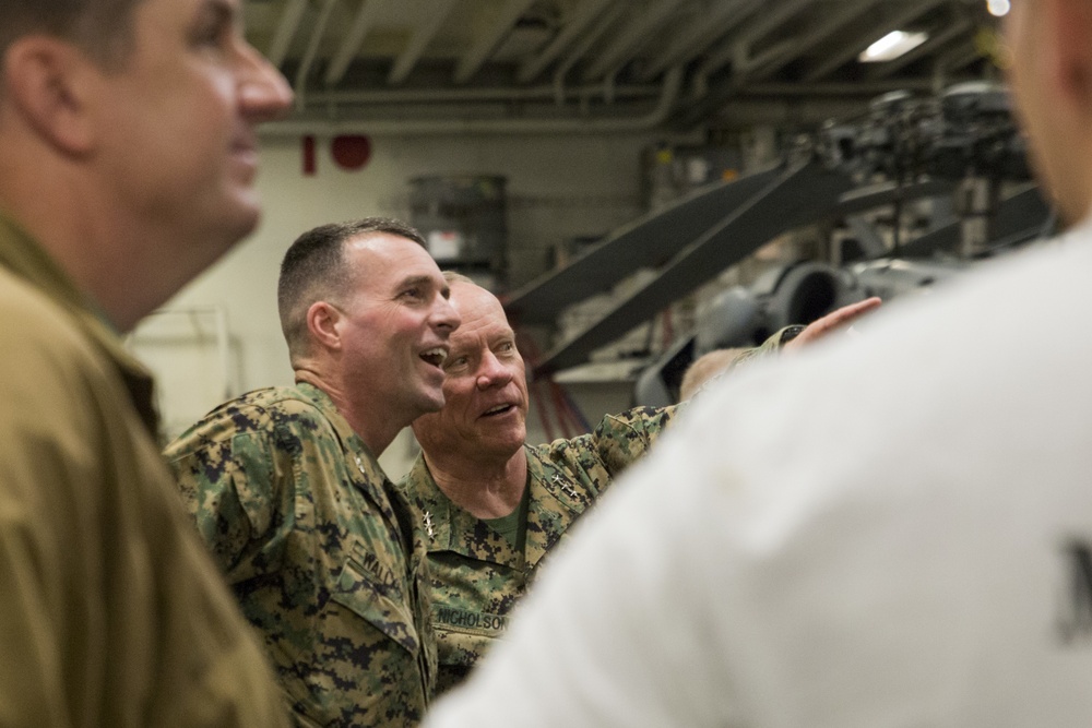 III MEF CG visits USS Wasp