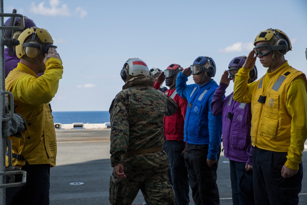 III MEF CG visits USS Wasp